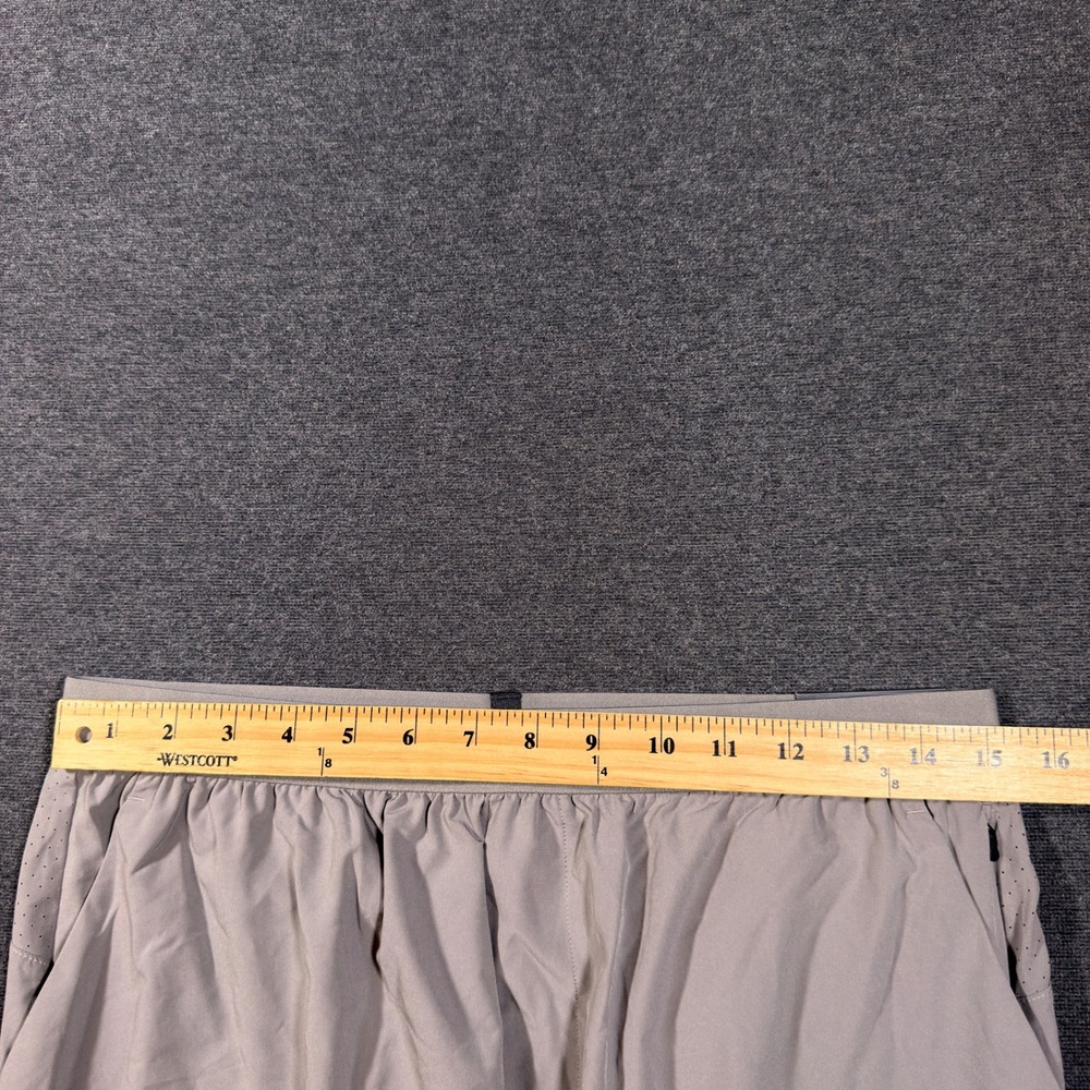 VRST Accelerate Running Shorts Mens M Silver Shadow 5" Unlined Stretch Wicking - Picture 5 of 8